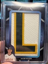 2026 Topps In The Name Relics Jacob Wilson #ITN-JWI card