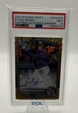 2025 Bowman Draft Chrome Prospect Autographs Ethan Hedges #CPA-EHE card