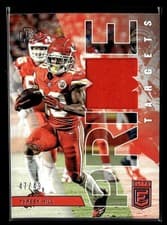 Tyreek Hill 2019 Panini Donruss Elite Prime Targets card