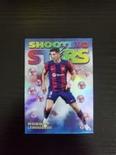 Robert Lewandowski 2023 Topps Chrome UEFA Club 1998 Shooting Stars card