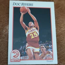 Doc Rivers 1991-92 Hoops Base Set card