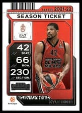 Kyle Hines 2025-26 Panini Contenders EuroLeague Base Season Ticket card