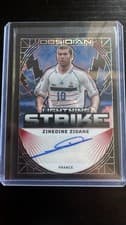Zinedine Zidane 2024 Panini Obsidian Lightning Strike card