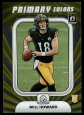 2025 Donruss Optic Rookie Primary Colors Will Howard #13 card