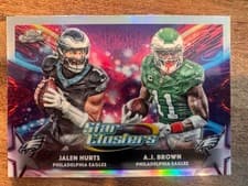 2025 Topps Cosmic Chrome Star Clusters A.J. Brown #SC-15 card