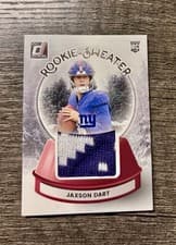 2025 Donruss Rookie Holiday Sweater Jaxson Dart #SWE-JDT card