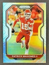 Patrick Mahomes II 2020 Panini Prizm card