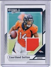 Courtland Sutton 2024 Donruss Donruss Threads card