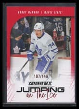 Bobby McMann 2024-25 Upper Deck Credentials Jumping on the Ice card