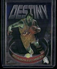 Shaquille O'Neal 1997 Topps Chrome Destiny card