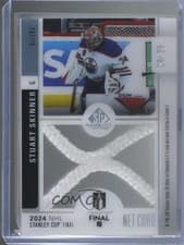2024-25 SP Game Used 2024 Stanley Cup Playoffs Net Cord Relics Stuart Skinner #SCN-SS card
