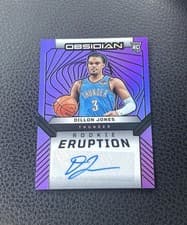 2024-25 Panini Obsidian Rookie Eruption Autographs Dillon Jones #REA-DIL card