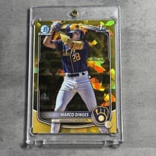 2025 Bowman Chrome Sapphire Edition Prospects Marco Dinges #BCP-183
