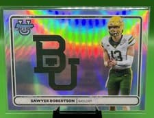 2025 Bowman University Best Campus Crests Refractor Sawyer Robertson #CC-13 card