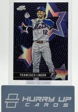 2025 Topps Cosmic Chrome StarFractor Francisco Lindor #SF-9 card
