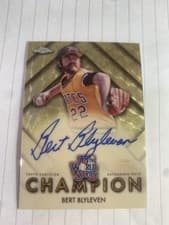 2025 Topps Chrome World Series Champion Autographs Bert Blyleven #WSC-BB card