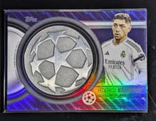 2025-26 Topps UEFA Club Competitions Starball Commemorative Relics Federico Valverde #SCR-FV card