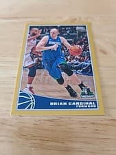 Brian Cardinal 2009 Topps card