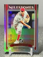 2025 Donruss Milestones Adam Wainwright #12 card