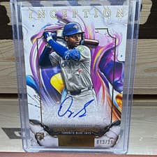 2025 Topps Inception Rookie & Emerging Stars Autographs Orelvis Martinez #RESA-OM card