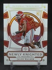 2025 Panini National Treasures Collegiate Newly Knighted Treasures Jalon Walker #26 card