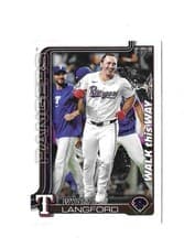 2025 Topps Walk This Way Wyatt Langford #WTW-40 card
