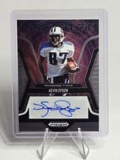 Kevin Dyson 2025 Panini Prizm Black Prizmatrix Signatures card