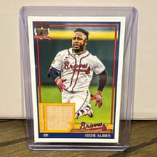 2026 Topps 1991 Topps Relics Ozzie Albies #91R-OA card