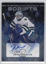 2024-25 Upper Deck Black Diamond Sparkling Rookie Scripts Devin Cooley #SRS-DC card
