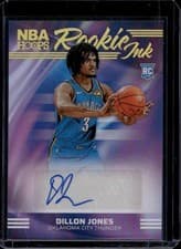 2024-25 Hoops Rookie Ink Dillon Jones #RI-DIL card