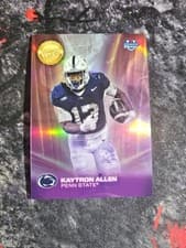 2025 Bowman University Chrome Dean's List Refractor Kaytron Allen #DL-3 card
