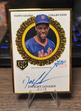 2025 Topps Gilded Collection Gilded Champions Autographs Dwight Gooden #GCH-DG card