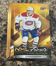 2024-25 Upper Deck NHL Firsts Lane Hutson #NF-15 card