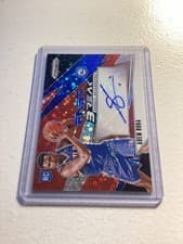 2024-25 Panini Prizm Fast Break Rookie Autographs Adem Bona #FBR-ABP card