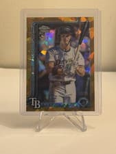 2025 Topps Chrome Update Sapphire Base Set Jake Mangum #USC176 card