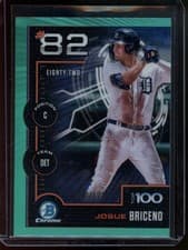 2025 Bowman Bowman Scouts Top 100 Josue Briceno #BTP-82 card