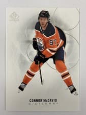 Connor McDavid 2020 SP Authentic card