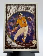 2025 Topps Allen & Ginter Wicked Curves Catfish Hunter #WC-30 card