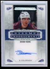 2024-25 Upper Deck Artifacts Esteemed Endorsements Devon Toews #EE-DT card