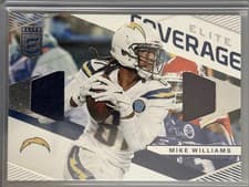 Mike Williams 2019 Panini Donruss Elite Coverage card