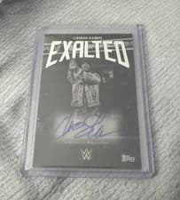 2025 Topps Exalted WWE Wrestling Black and White Signatures Chris Sabin #BWS-CSN card
