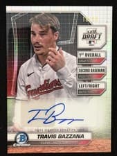 2024 Bowman Draft Bowman Draft Night Autographs Travis Bazzana #BDNA-TB card