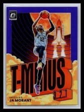 2021 Panini Donruss Optic T Minus 3 2 1 Ja Morant Holo #10 card