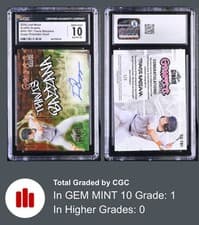 2024 Leaf Metal Graffiti Graphs Travis Bazzana #GG-TB1 card