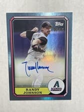 2025 Topps Archives 1987 Topps Boardwalk and Baseball Autographs Randy Johnson #87BBA-RJ card