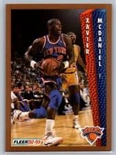 Xavier McDaniel 1992-93 Fleer Base Set card