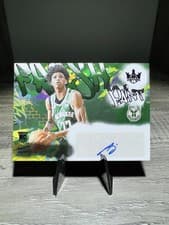 2024-25 Panini Court Kings Fresh Paint Autographs AJ Johnson #FP-AJJ card