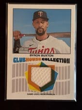 2026 Topps Heritage Clubhouse Collection Relics Byron Buxton #CCR-BBU card