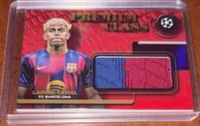 2025-26 Topps UEFA Club Competitions Premium Class Relics Lamine Yamal #PCR-LY card