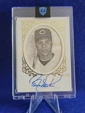 2025 Topps Allen & Ginter Carte de Visite Autographs Barry Larkin #CDVA-BLA card